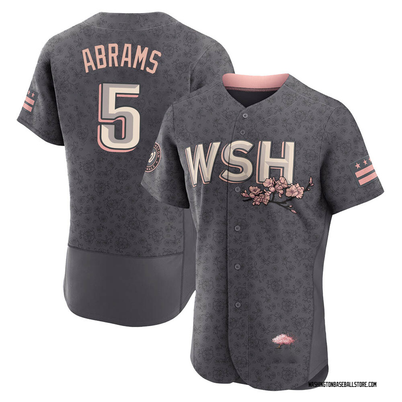 CJ Abrams Men's Washington Nationals 2022 City Connect Jersey Gray