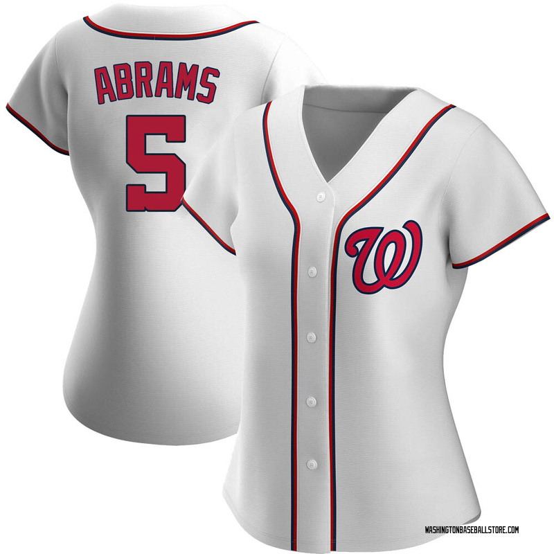 Men's Washington Nationals CJ Abrams Nike White Home Replica Jersey