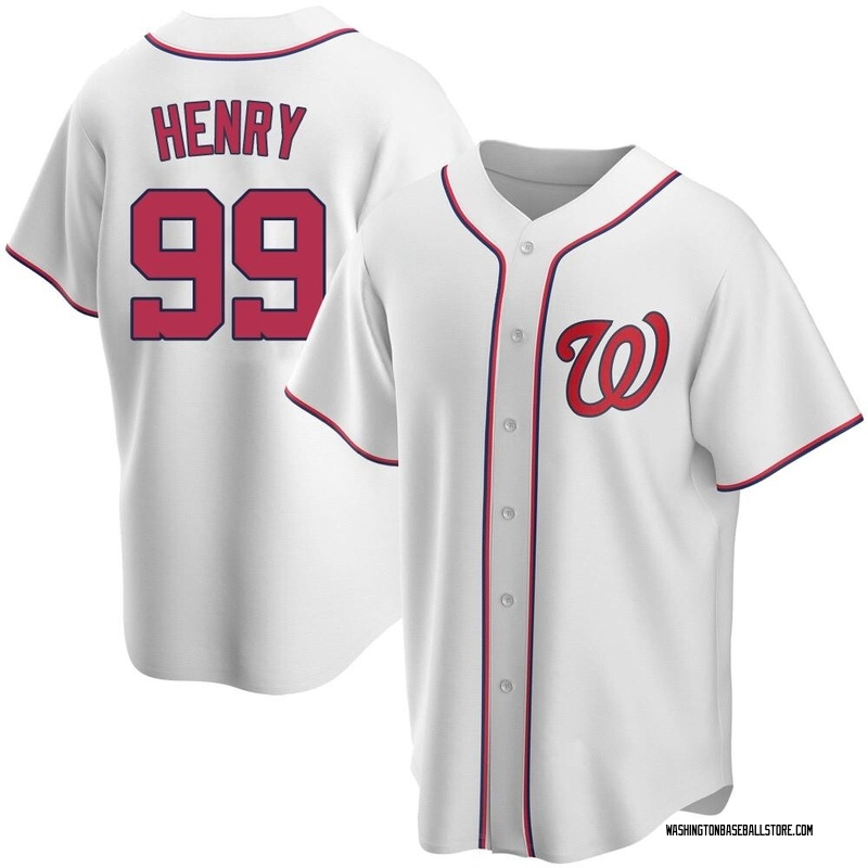 Cole Henry Youth Washington Nationals Home Jersey - White Replica