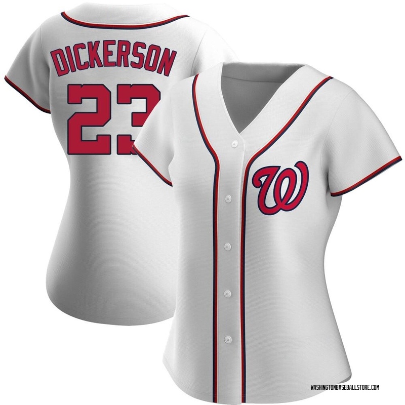 Corey Dickerson Women's Washington Nationals Home Jersey - White Authentic