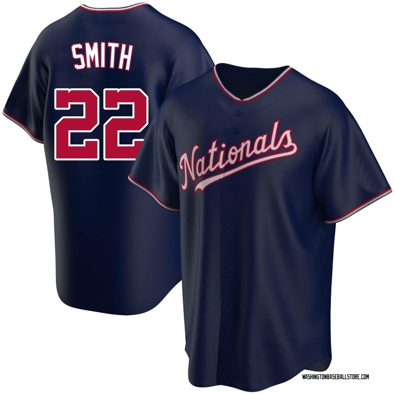 Dominic Smith Men's Washington Nationals Alternate Jersey - Navy Replica