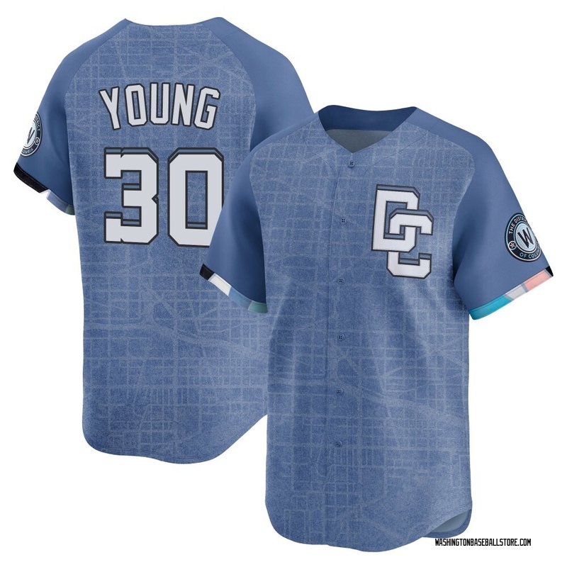 Jacob Young Men's Washington Nationals 2025 City Connect Jersey - Blue Limited