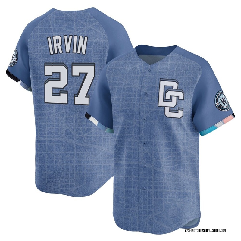 Jake Irvin Men's Washington Nationals 2025 City Connect Jersey - Blue Limited