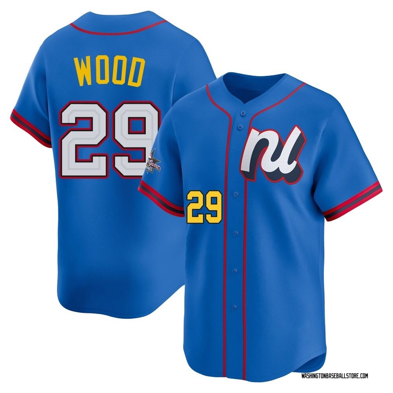 James Wood Youth Washington Nationals National League 2025 All-Star Edition Jersey - Blue Limited