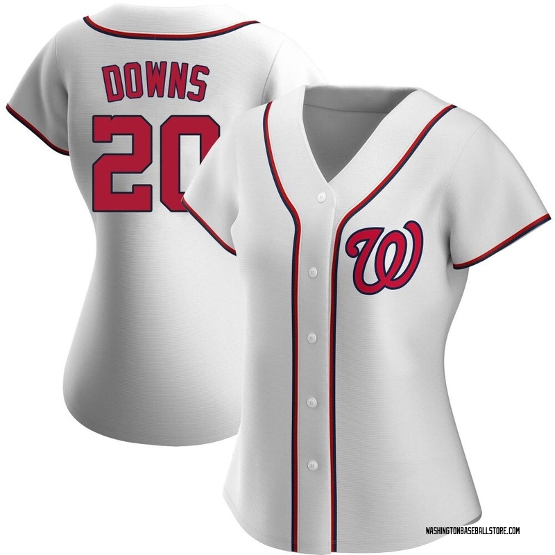 Jeter Downs Women's Washington Nationals Home Jersey - White Authentic