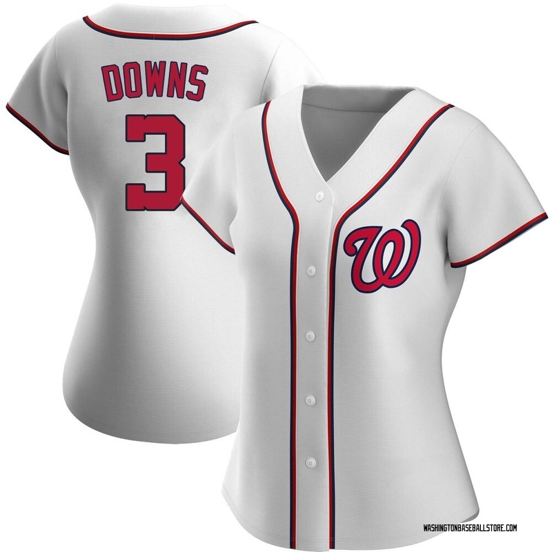 Jeter Downs Women's Washington Nationals Home Jersey - White Authentic