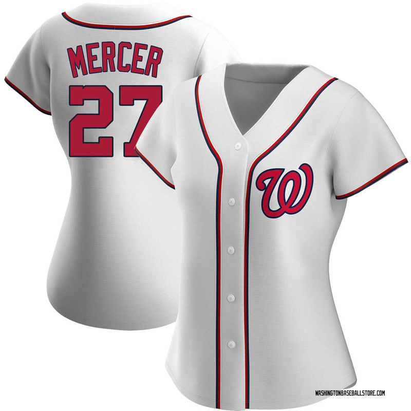 Jordy Mercer Women's Washington Nationals Home Jersey - White Replica