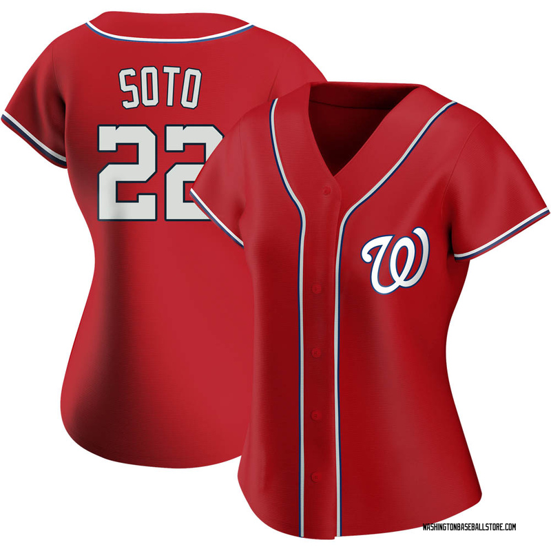 Juan Soto Women's Washington Nationals Alternate Jersey - Red