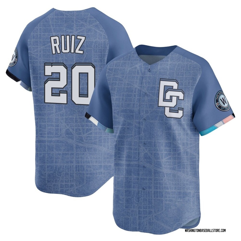 Keibert Ruiz Men's Washington Nationals 2025 City Connect Jersey - Blue Limited