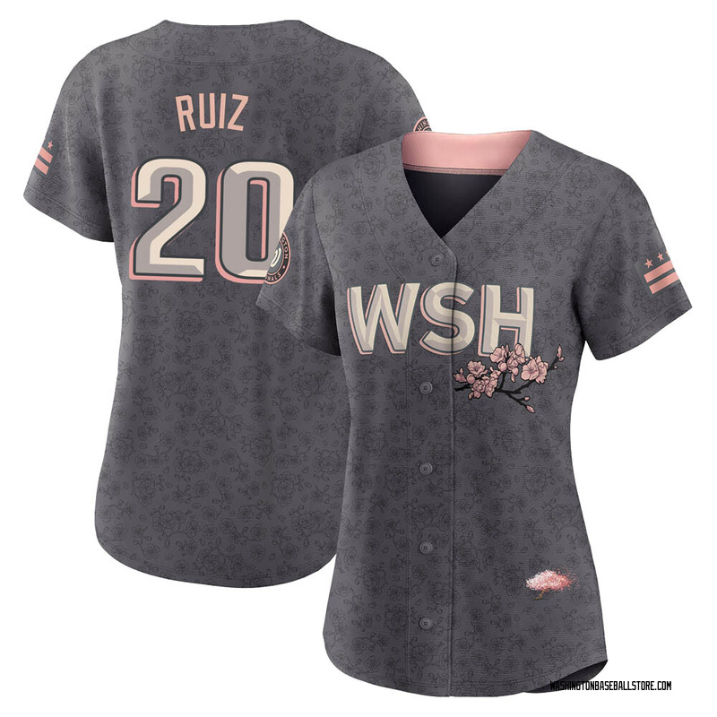 Keibert Ruiz Women's Washington Nationals 2022 City Connect Jersey - Gray  Authentic