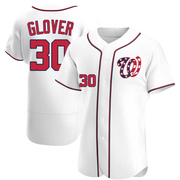 Koda Glover Men's Washington Nationals Alternate Jersey - White Authentic