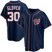 Koda Glover Men's Washington Nationals Alternate Team Jersey - Navy Replica