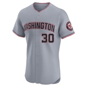 Koda Glover Men's Washington Nationals Road Jersey - Gray Elite