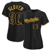 Koda Glover Women's Washington Nationals Snake Skin City Jersey - Black Replica