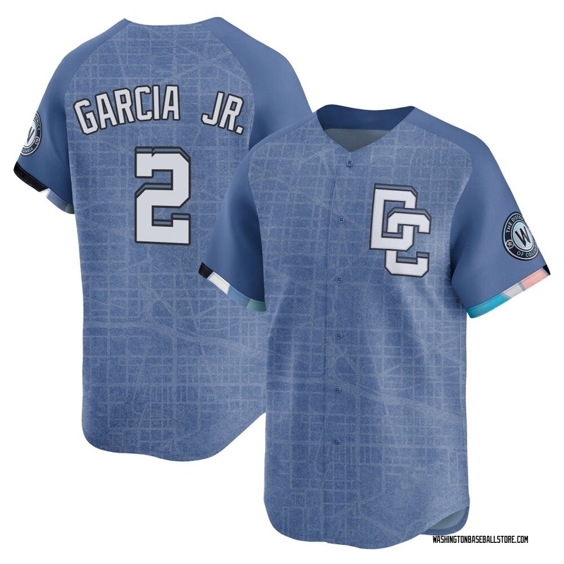 Luis Garcia Jr. Men's Washington Nationals 2025 City Connect Jersey - Blue Limited