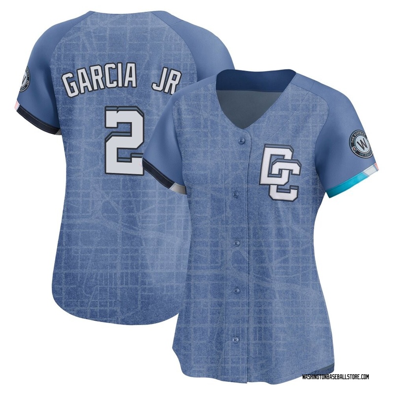 Luis Garcia Jr. Women's Washington Nationals 2025 City Connect Jersey - Blue Limited