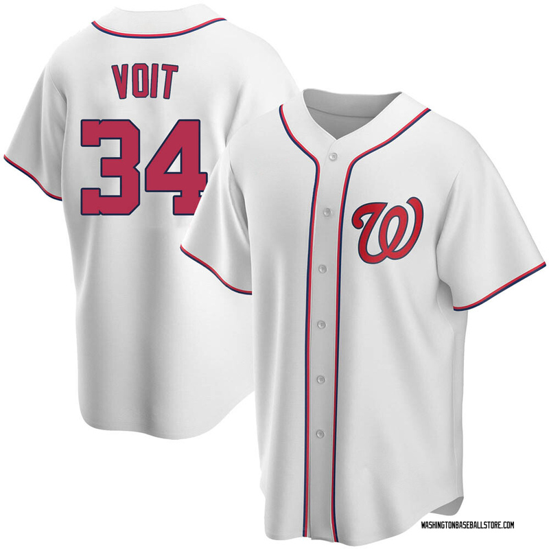 Luke Voit Men's Washington Nationals Home Jersey - White Replica