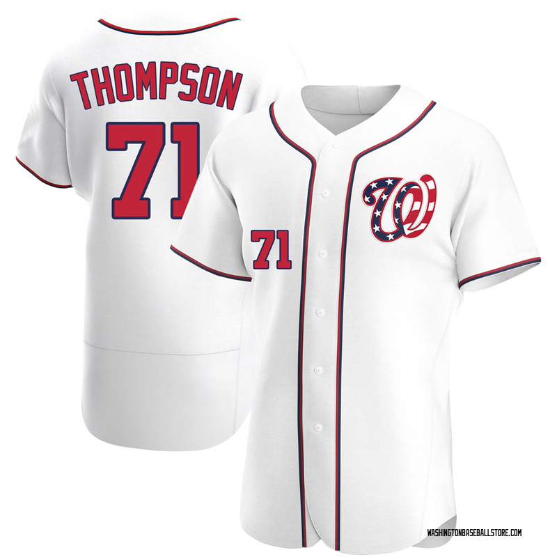 Mason Thompson Men's Washington Nationals Alternate Jersey - White