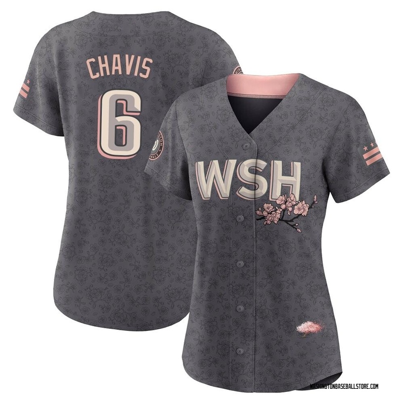 Michael Chavis Women's Washington Nationals 2022 City Connect Jersey - Gray  Authentic