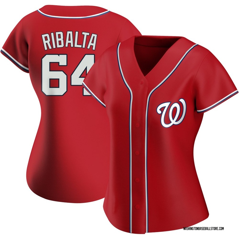 Orlando Ribalta Women's Washington Nationals Alternate Jersey - Red Replica