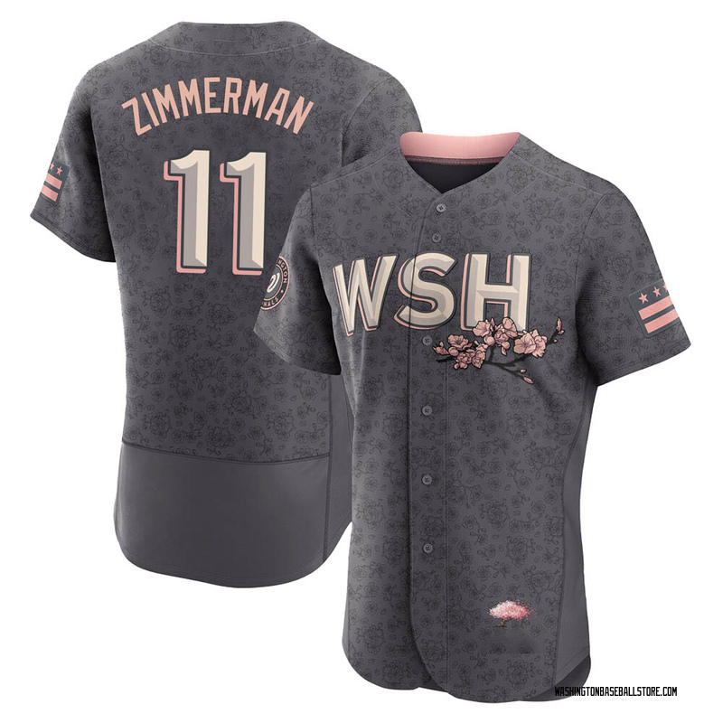 Ryan Zimmerman Men's Washington Nationals 2022 City Connect Jersey - Gray  Authentic