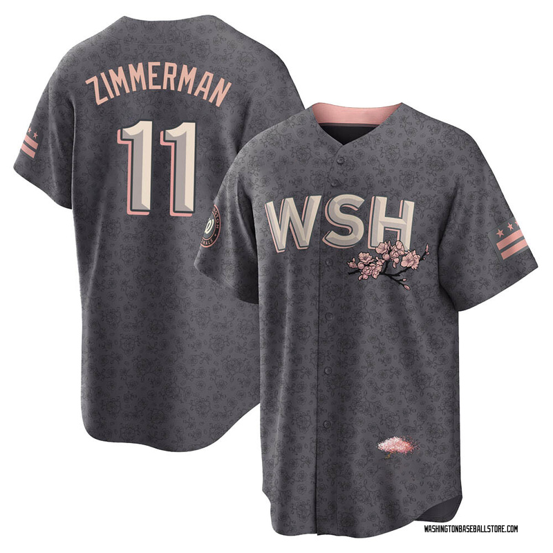 Ryan Zimmerman Men's Washington Nationals 2022 City Connect Jersey - Gray  Replica