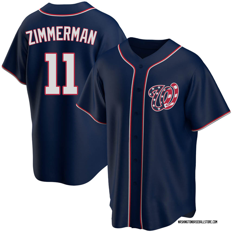 Ryan Zimmerman Men's Washington Nationals Alternate Team Jersey - Navy  Replica