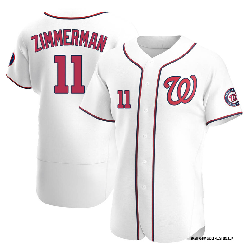 Ryan Zimmerman Men's Washington Nationals Home Jersey - White Authentic