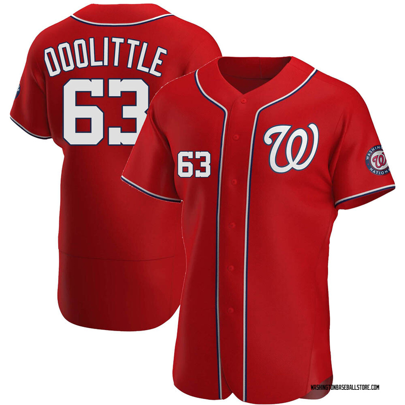 Sean Doolittle Men's Washington Nationals Alternate Jersey - Red Authentic