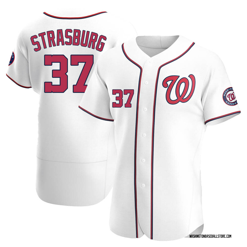 Stephen Strasburg Men's Washington Nationals Home Jersey - White